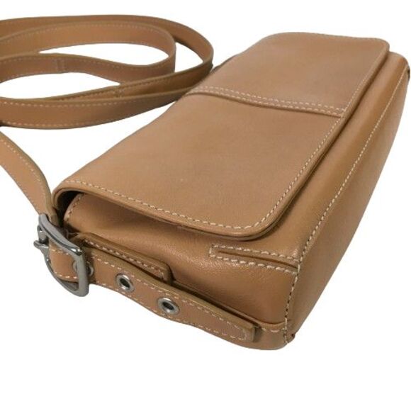 NWT Vintage Coach Legacy Mini Flap Small Crossbody Bag Camel Leather 4280 w/ Box - Picture 11 of 17